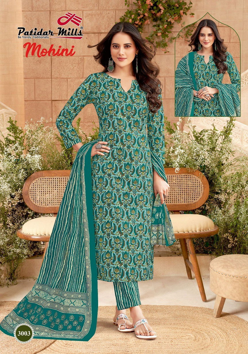 Mohini Vol 3 By Patidar Cotton Printed Kurta With Bottom Dupatta